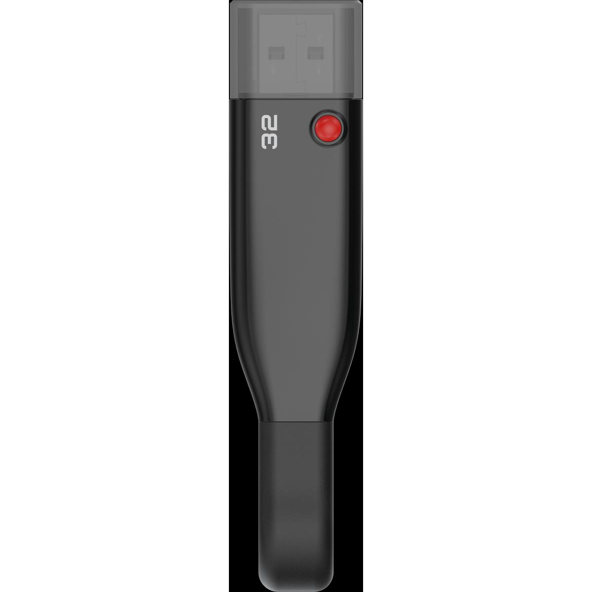 Emtec T500 Icobra2 (32 GB, Lightning, USB 3.0), USB Stick, Schwarz