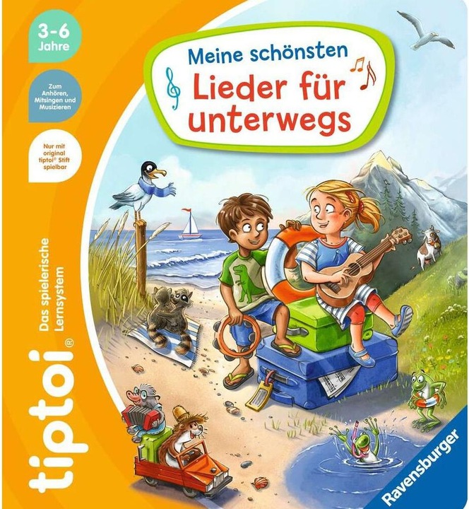 Produktbild Ravensburger tiptoi Meine schönsten Lieder für unterwegs (Deutsch, Cee Neudert, Patrick Fix, 2022)
