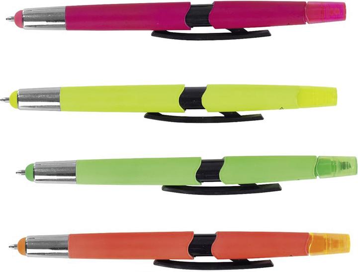 Actual product image Wedo Stylus Touch Pen Neon 3 in 1