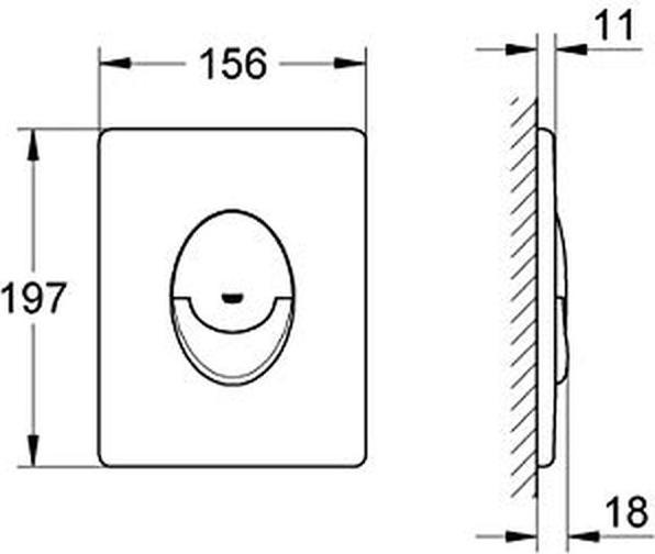 Productafbeelding Grohe Rapid SL 2-in-1 Set voor WC