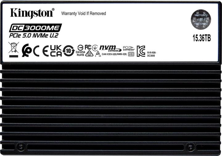 Actual product image Kingston DC3000ME (15360 GB, 2.5")