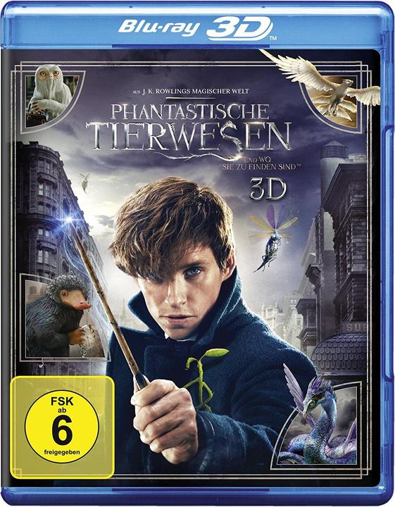 Image du produit Les animaux fantastiques et l'endroit où les trouver (Blu-ray 3D, 2016, Allemand, Italien, Anglais)
