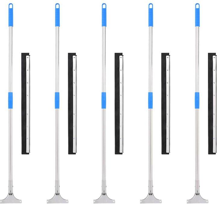 Actual product image VidaXL Water scraper with handles 5 pcs. and rubber (5 pcs.)
