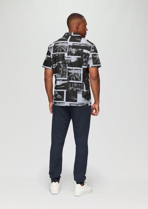 Immagine prodotto s.Oliver Hemd Resorthemd aus Baumwolle mit All-over-Print (M)