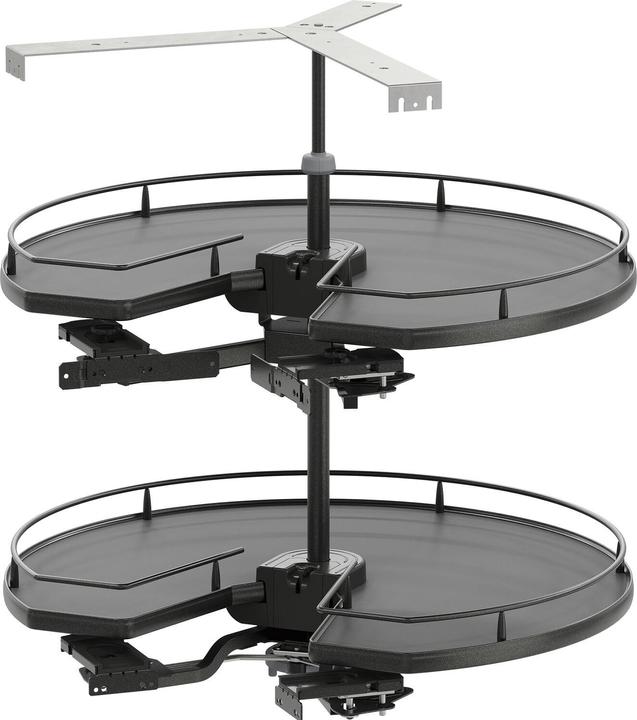 Vauth-Sagel Vauth Sagel CorSpin71 Karussell Eckschrank Drehbeschlag + Tablare KB 800mm, lava (1 Stk.)
