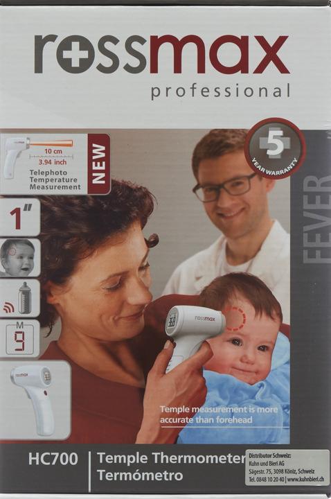 Actual product image Rossmax Infrared Thermometer HC700 (Forehead, Non-contact)