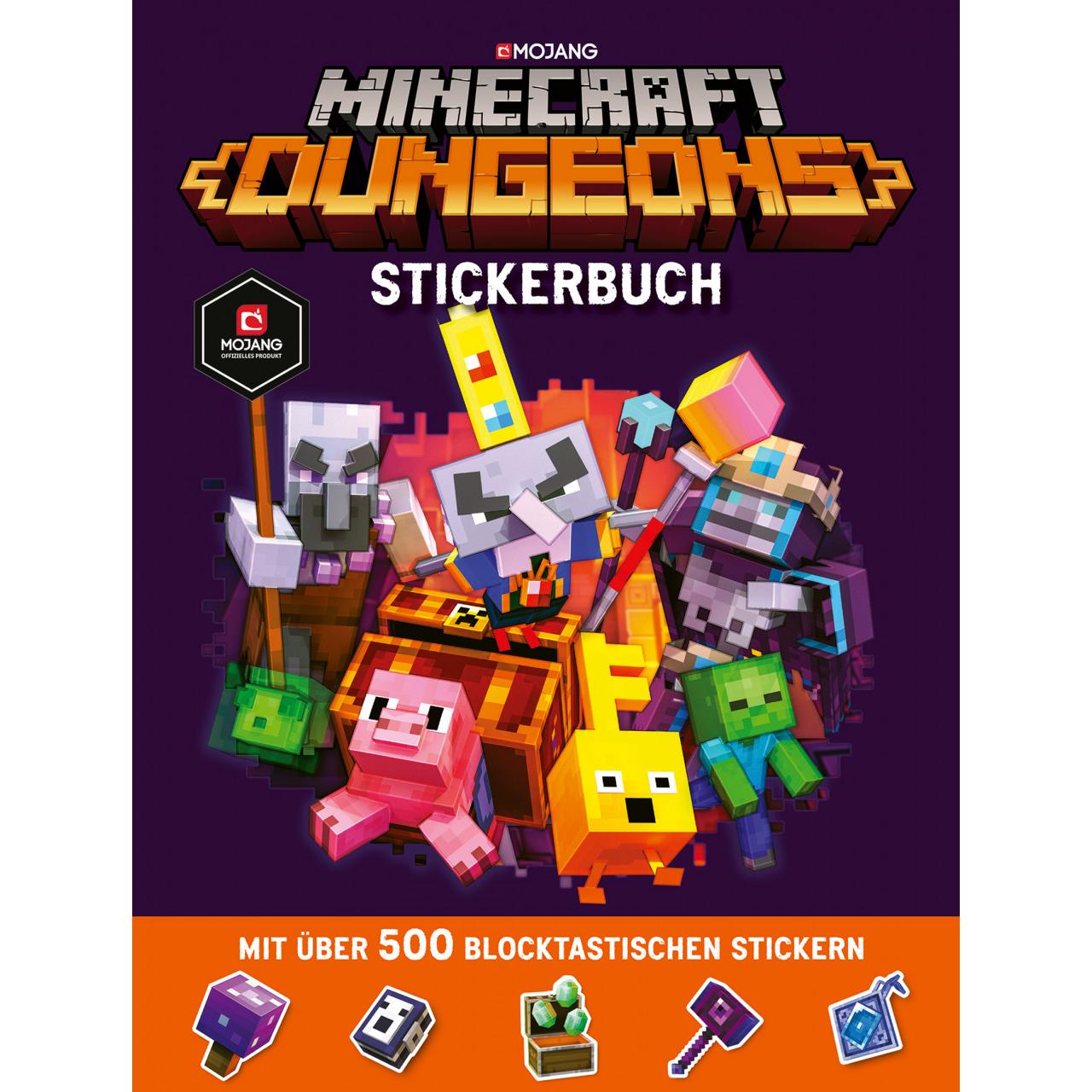 HarperCollins, Sticker, Minecraft Dungeons Stickerbuch