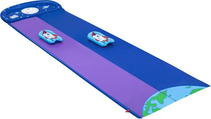 Image du produit Bestway H2OGO! Lunar Launch 2-Lane Double Water Slide 4.88 m