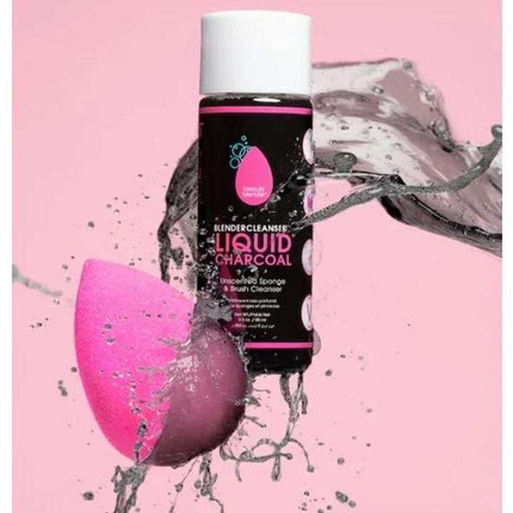 Actual product image Beautyblender Blendercleanser Liquid Charcoal 88ml