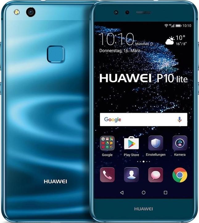 Produktbild Huawei P10 Lite (32 GB, Sapphire Blue, 5.20", Hybrid Dual SIM, 12 Mpx, 4G)