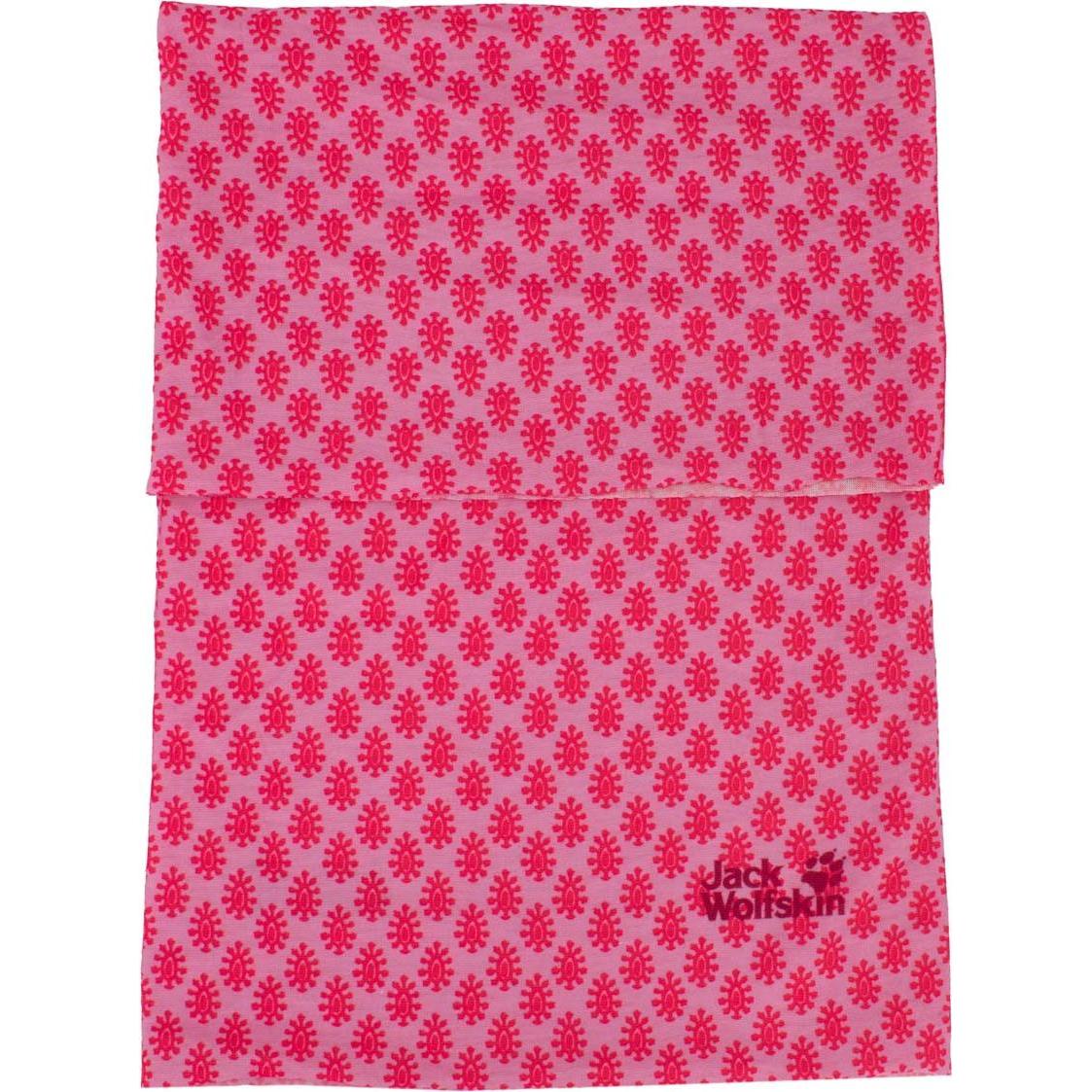 Jack Wolfskin, Herren, Schal, Print Headgear Schlauch Schal Kinder Funktionstuch, Rosa