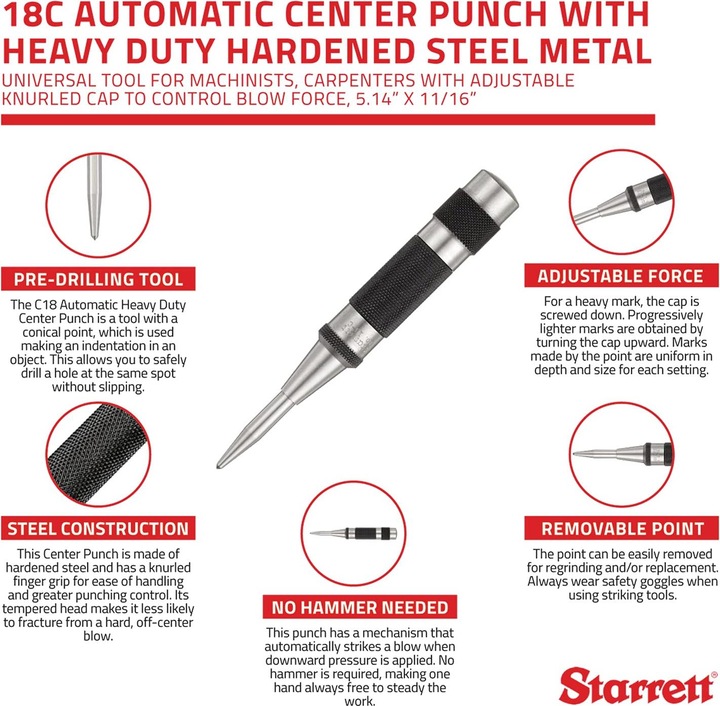 Produktbild Starrett Automatikkörner