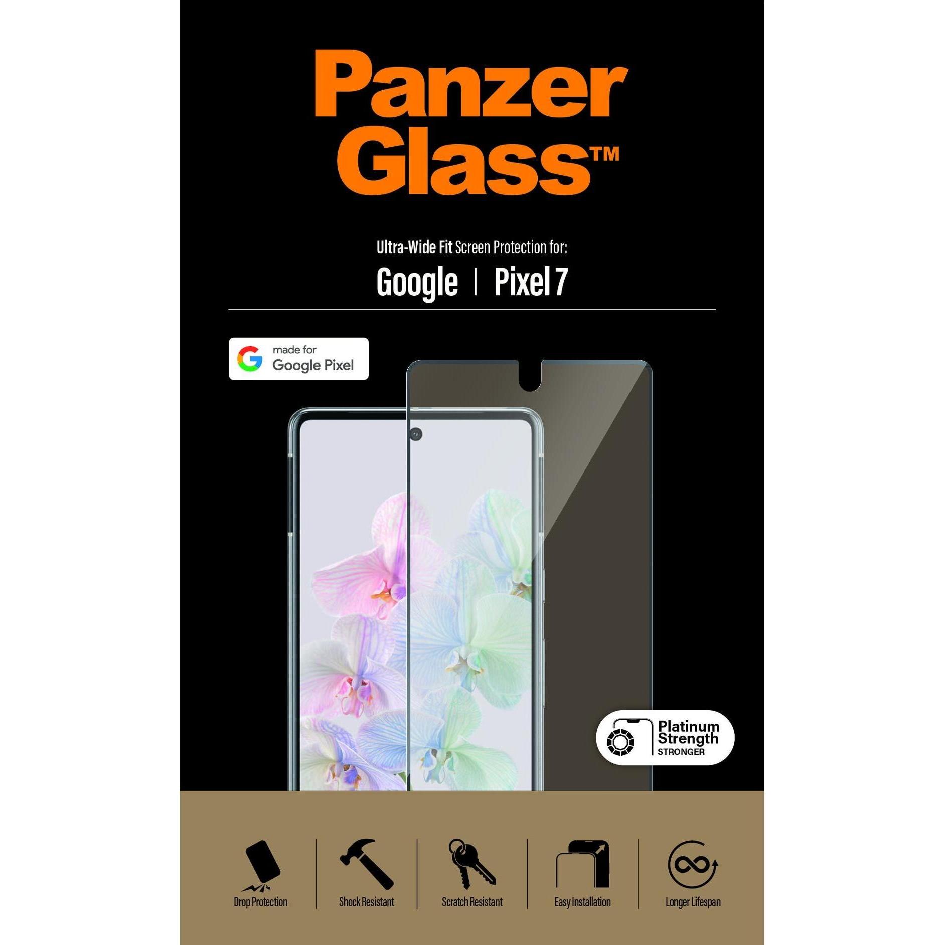 Thumbnail - PanzerGlass Displayschutz (1 Stück, Google Pixel 7), Smartphone Schutzfolie, Transparent