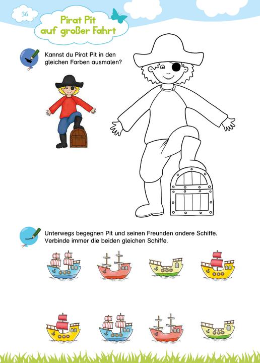 Produktbild Mein grosses buntes Kindergarten-Buch (Deutsch, Britta Vorbach, 2018)