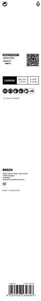Actual product image Bosch Professional Zubehör EXPERT 'Multi Material' S 1256 XHM reciprocating saw blade, 1 piece