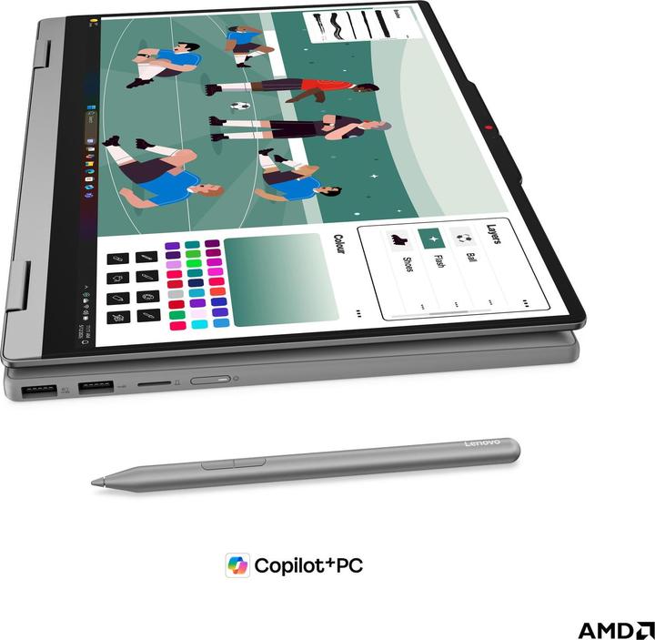 Actual product image Lenovo IdeaPad 5 2-in-1 (14", 512 GB, 16 GB, CH, AMD Ryzen AI 5 435)