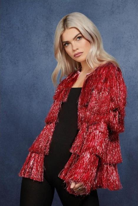 Actual product image Smiffys Disco tinsel jacket (M)