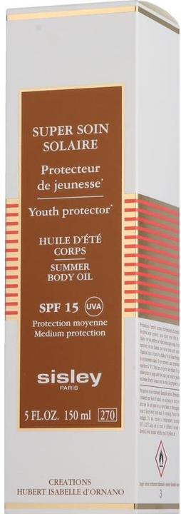 Produktbild Sisley Super Soin Solaire Huile d'Été Corps SPF15 150ml (Sonnenöl, SPF 15, 150 ml, 150 g)