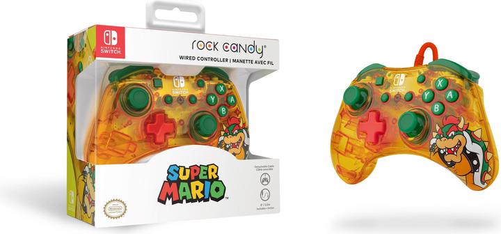 Actual product image PDP Controller Rock Candy Bowser (Switch OLED, Switch)