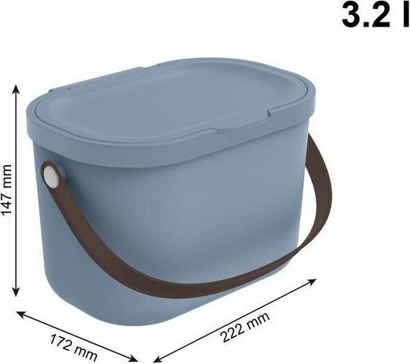Actual product image Rotho Babydesign Wickeltisch-Organizer YUMA Misty Blue