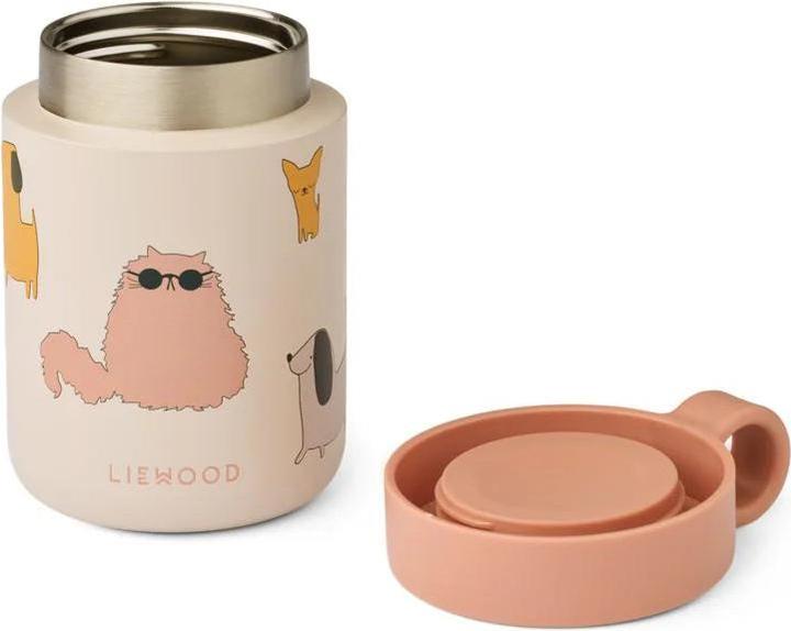 Actual product image Liewood Speisegefäss Kiani Cats and Dogs Sandy
