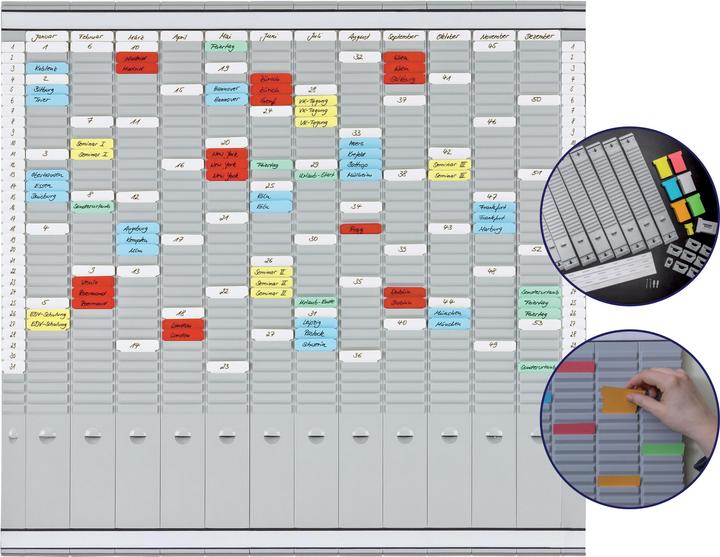 Actual product image Franken PLANNING BOARD 12TRÄG.35FÄC (10.5 x 25.5 x 81 cm)