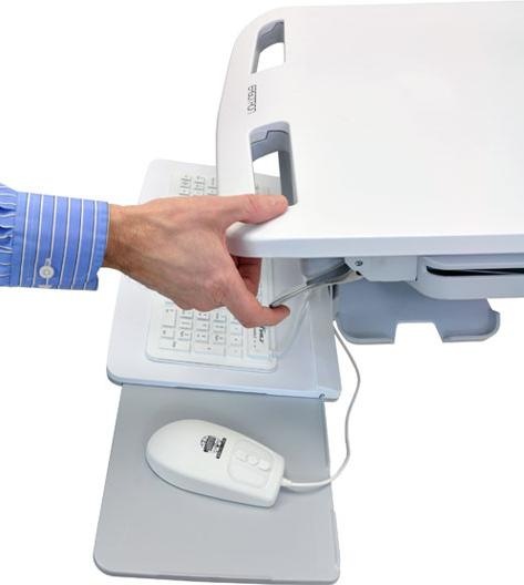 Immagine prodotto Ergotron carrello con braccio LCD, StyleView, alimentato a LiFe 1 cassetto, 24 pollici, regolabile