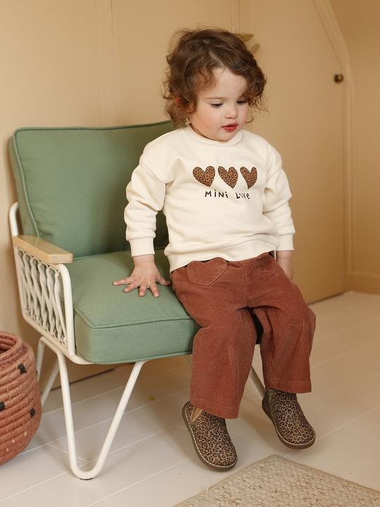 Actual product image Vertbaudet Baby Cordhose mit Gürtel und Herz-Taschen, Dehnbund (80)