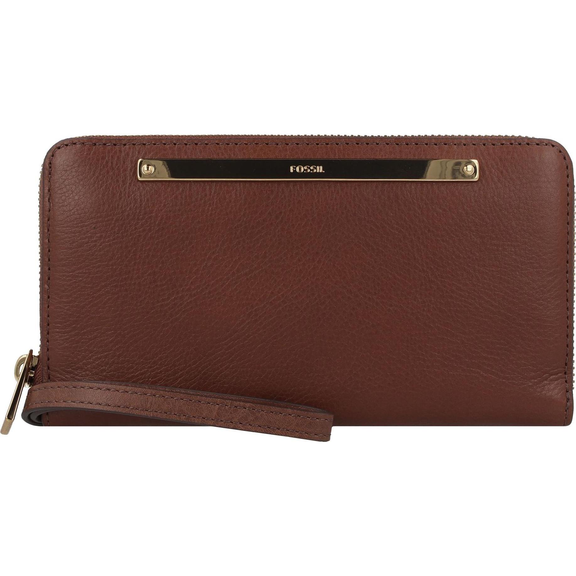 Thumbnail - Fossil, Damen, Portemonnaie, Liza Geldbörse Leder 20 cm, Braun