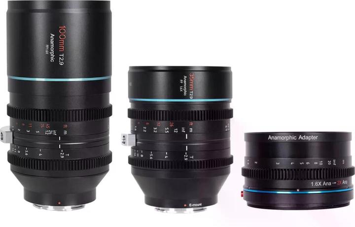 Sirui Fixed focal length Venus 35 & 100mm T/2.9 1.6x - L-mount (L-Mount, full size)