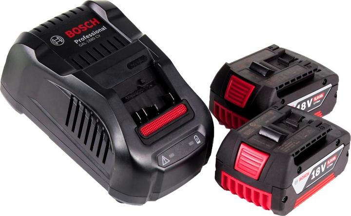 Actual product image Bosch Professional Bosch GSB 18V-110 C Cordless Impact Drill Professional 18V 110 Nm + 2x Battery 5.0 Ah + Charger + (Rechargeable battery operated)