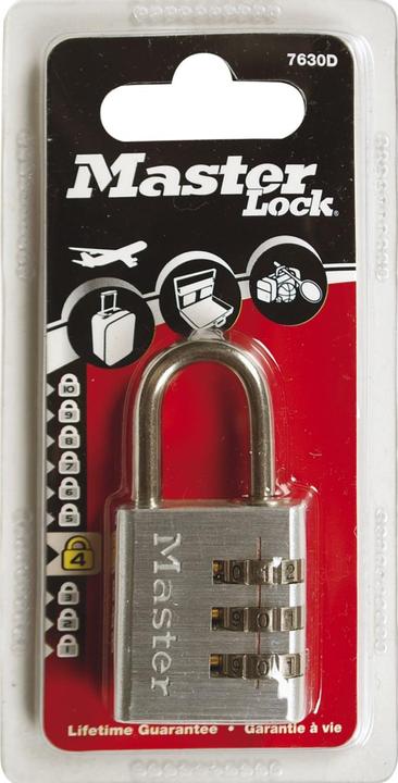 Actual product image Master Lock Combination lock 7630EURD