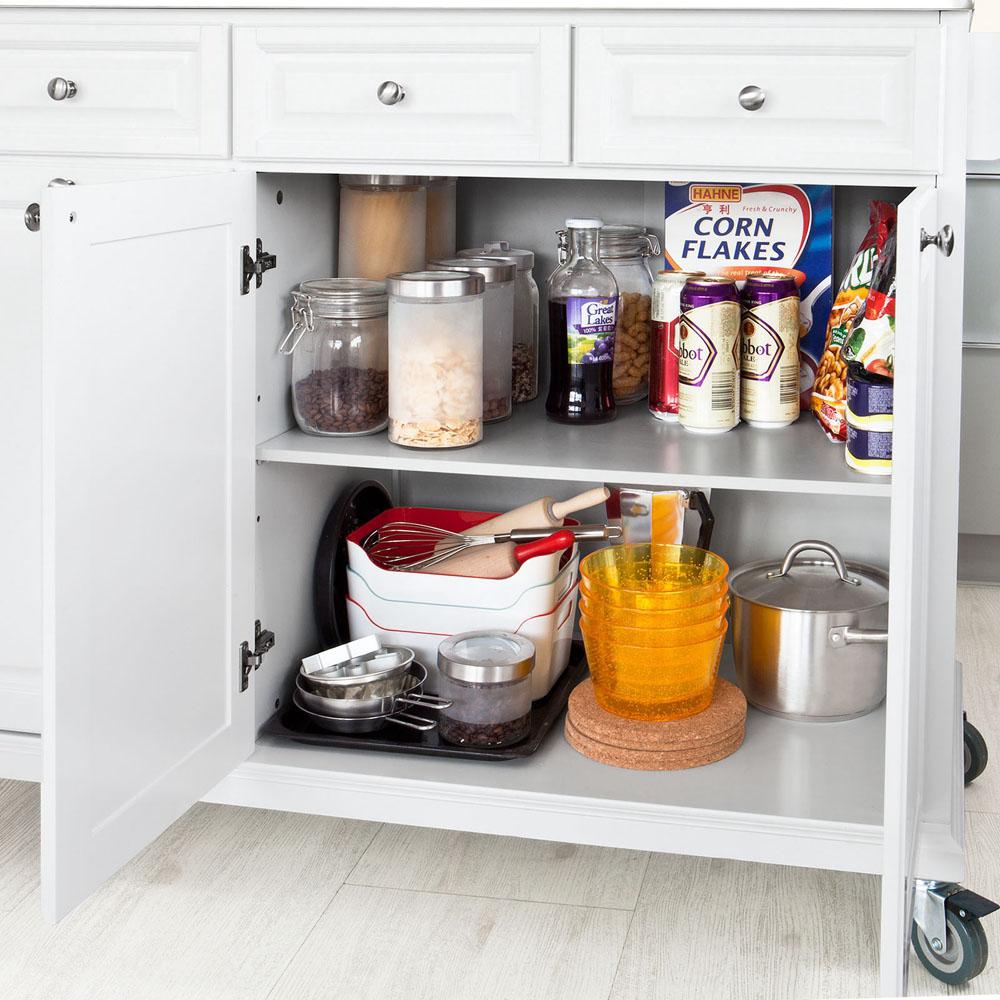 Thumbnail - SoBuy, Regal, Kücheninsel (107 x 48.5 x 95 cm)