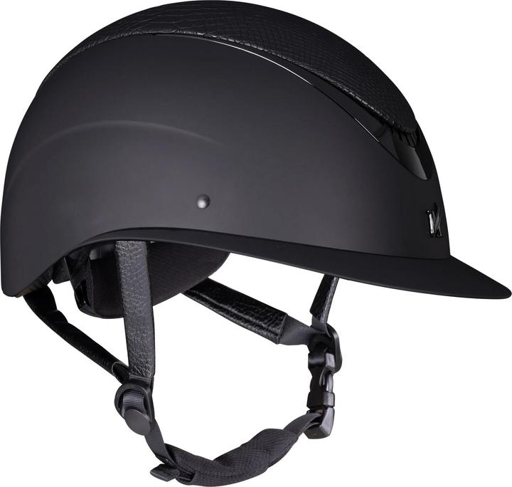 Produktbild Karben Reithut mit festem Schirm Lorah Ellipse Schlangenlederimitat (53 cm)