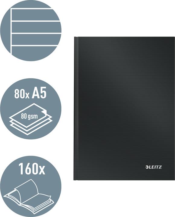 Actual product image Leitz Solid (A5, Lined, Hardcover)