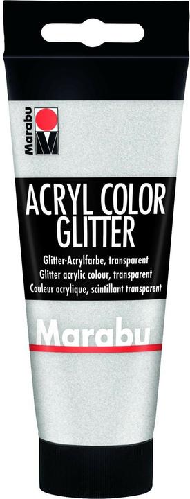 Glitzer, Silber, Transparent