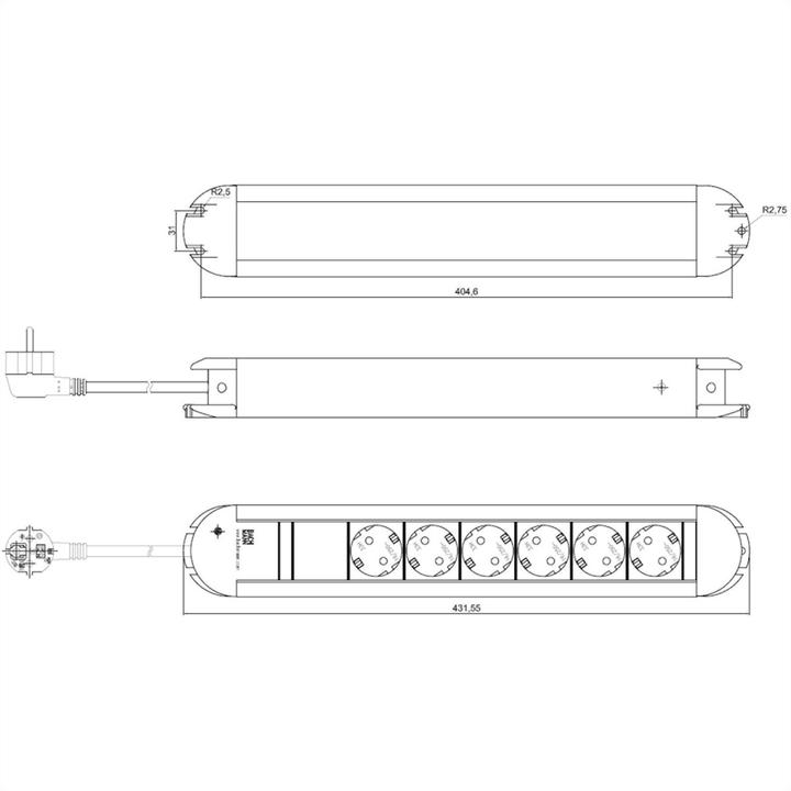 Produktbild Bachmann Primo Classic (6x, CEE 7/3, 1.75 m)