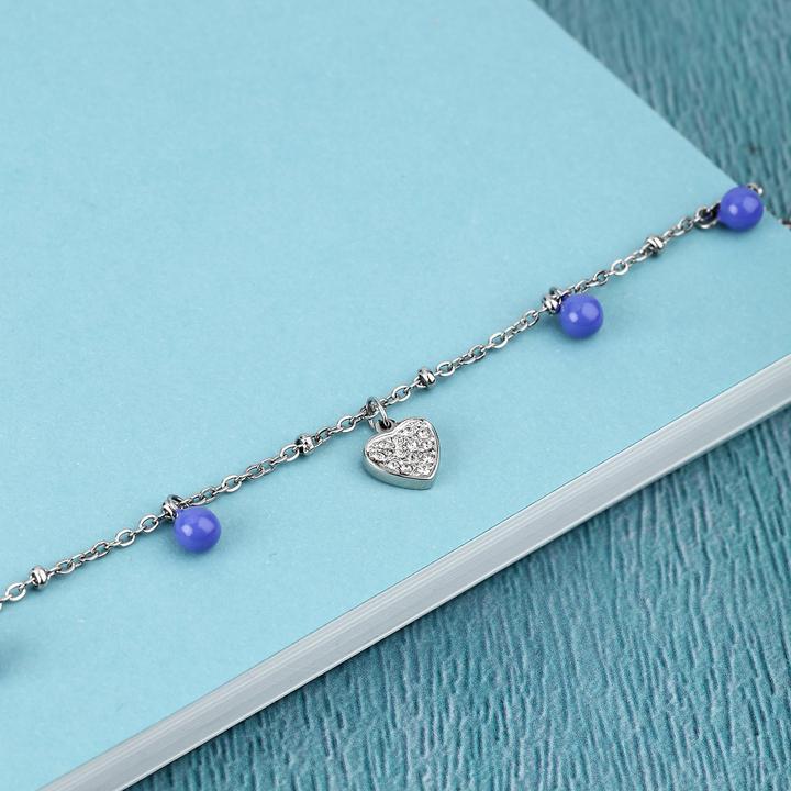 Produktbild La Petite Story Love Heart Armband (19 cm, Edelstahl)