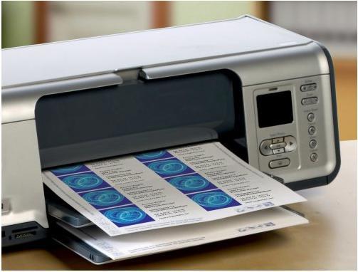 Actual product image Avery Dennison Cartes de visite Quick&Clean, 185 g/m2, blanc mat (Visiting card)