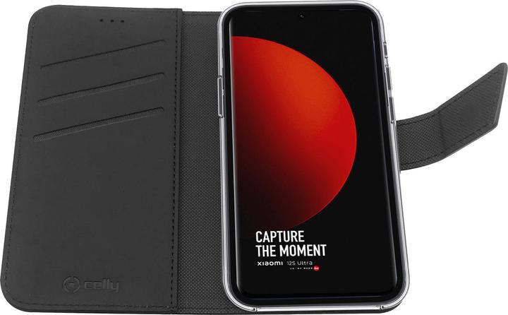 Produktbild Celly Wally Handytasche 17,1 cm (6,73') Pouch Case Schwarz (Xiaomi 12S Ultra)