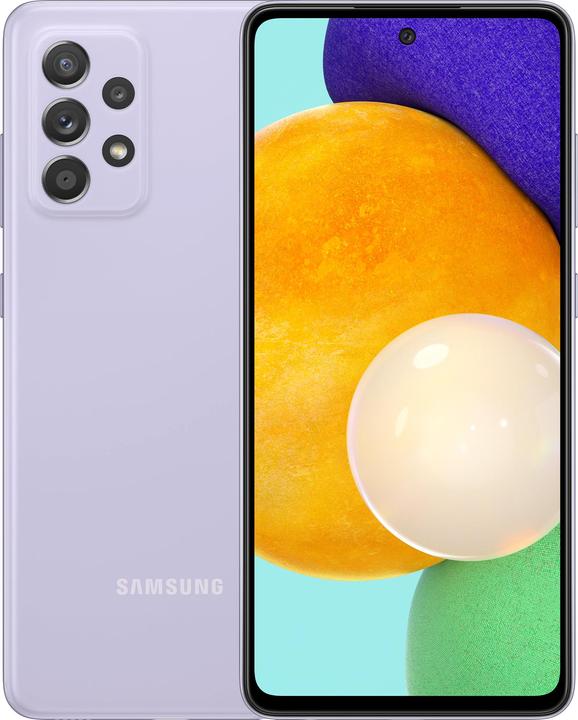 Produktbild Samsung Galaxy A52 5G (128 GB, Lavender, 6.40", Dual SIM, 64 Mpx, 5G)