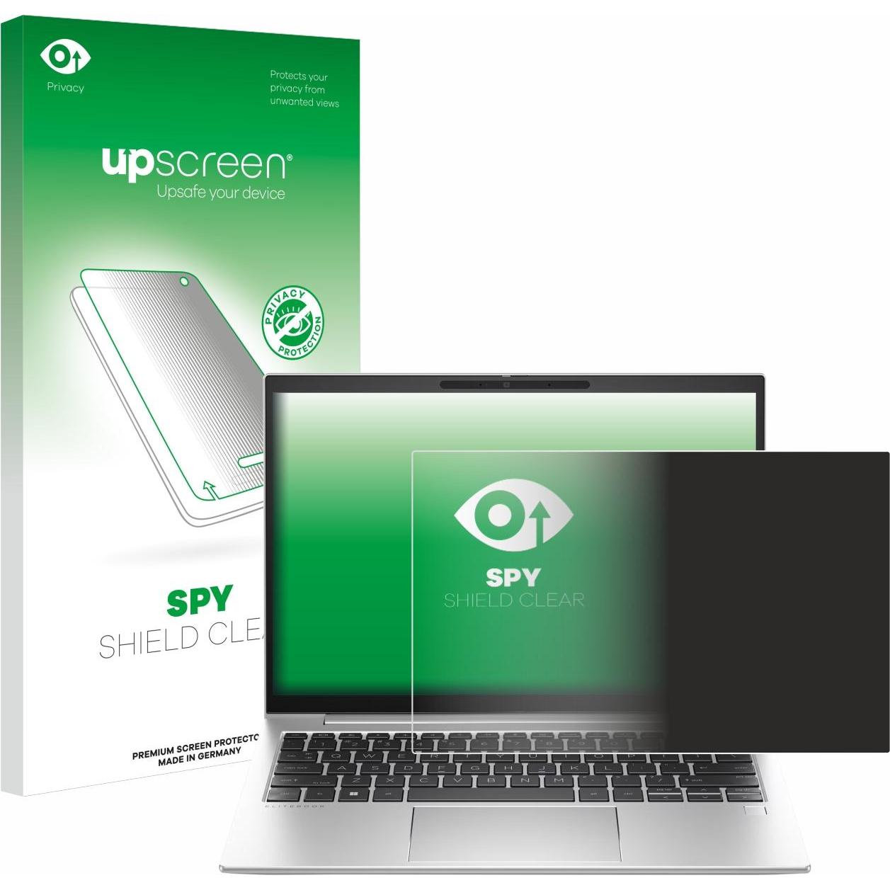 upscreen Sichtschutzfolie Anti-Spy Privacy Folie Blaulicht-Schutz (33.80", 16 : 10), Notebook Schutzfolie