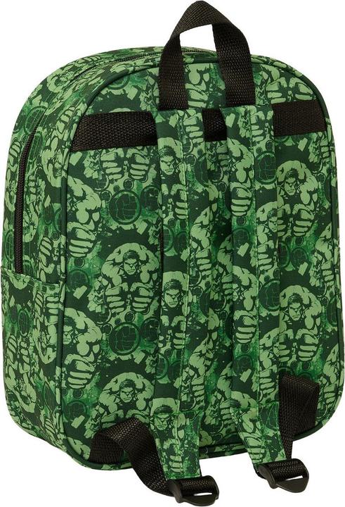 Image du produit Hulk Sac à dos scolaire Noir vert 22 x 27 x 10 cm 3D