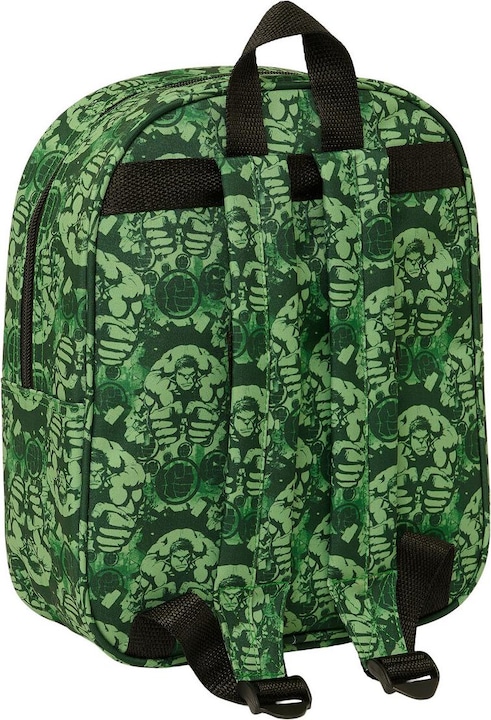 Image du produit Hulk Sac à dos scolaire Noir vert 22 x 27 x 10 cm 3D