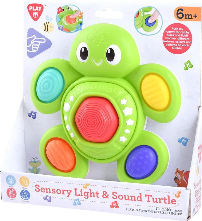 Actual product image PlayGo Sensory Light & Sound Turtle B/O *