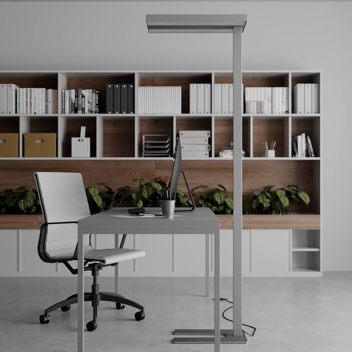 Produktbild Arcchio Logan Stehleuchte Up/Down Silver/White (6000 lm)