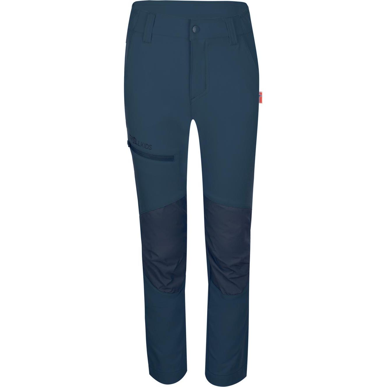 Trollkids, Unisex, Outdoorhose, Kid's Lysefjord Pants XT (98), Blau, 98