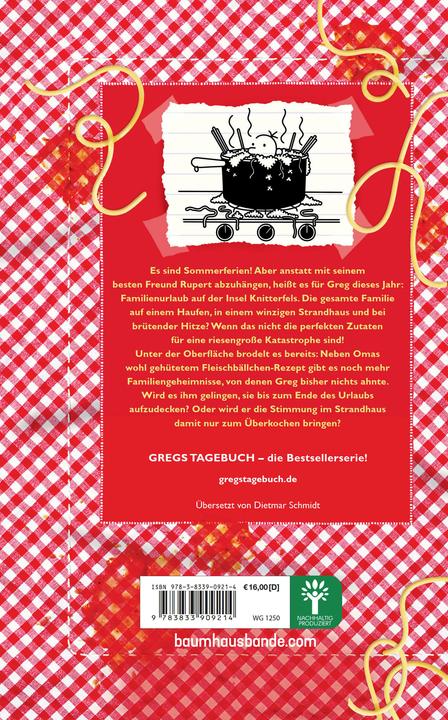 Actual product image Gregs Tagebuch (German, Dietmar Schmidt, Jeff Kinney., 2024)