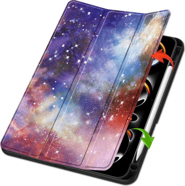 Produktbild Cover-Discount iPad Pro 11 2024 / 2025 - Smart Case Pencil Halter Motiv (Apple iPad Pro 11 2024, Apple iPad Pro 11 2025)