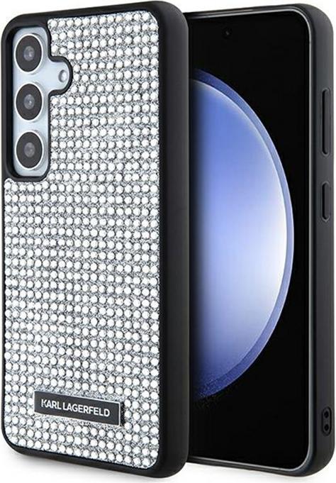 Produktbild Karl Lagerfeld KLHCSHDSPRS S921 hardcase srebrny/silver Rhinestone Metal Logo (Samsung Galaxy S24)